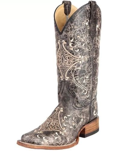Women's Circle G by Corral Brown Crackle Boots L5078