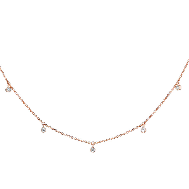 5 Diamonds Necklace - Lab Grown Diamonds | VS Clarity