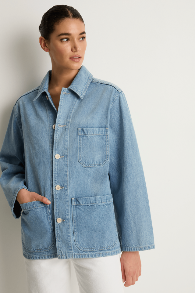 Shaina Mote Chore Coat - Mineral Blue