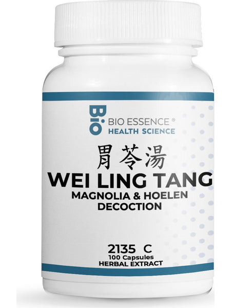Bio Essence Health Science, Wei Ling Tang, Magnolia & Hoelen Decoction, 100 Capsules