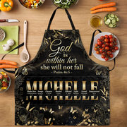 God Is Within Her | Personalized Apron With Packet