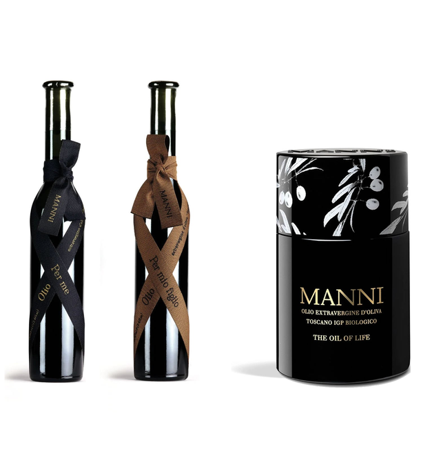 OUR BEST BUY 1 + 1 = 5% OFF - Grand Cru: Per Me & Per Mio Figlio Box AND The Oil Of Life OLIVE cap - Organic Extra Virgin Olive Oil - 2 bottles 100 ML/3.4 fl oz each + 1 bottle 250 ML/8.5 fl oz