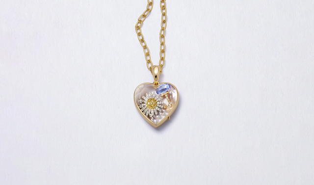Midi Heart of Gold Locket 14k
