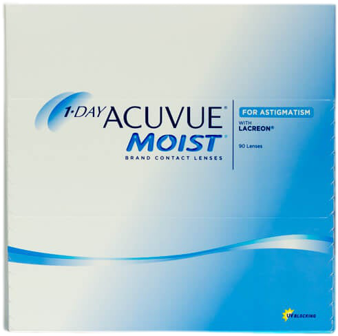 1-DAY ACUVUE MOIST FOR ASTIGMATISM (90 PACK)