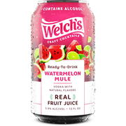 Welch's Craft Cocktails Watermelon Mule Ready-To-Drink 4-Pack 12oz Cans