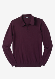 Lightweight Polo Sweater
