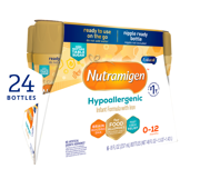 Nutramigen® Hypoallergenic Infant Formula - Ready to Use - 8 fl oz Bottles (Case of 24) - Online | Enfamil