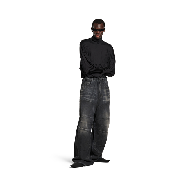 Men's Baggy Pants in Black