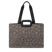 Large black Kaos Icon Amaya Shopping Bag