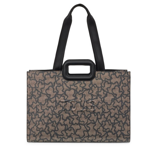 Large black Kaos Icon Amaya Shopping Bag