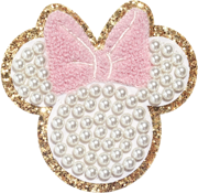 Disney Minnie Mouse Small Glitter Pearl Patch