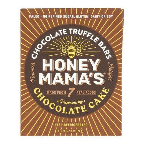 Honey Mamas, Honeyma Chocolate Cake Truffle Bar, 2.5 Oz (Case Of 12)