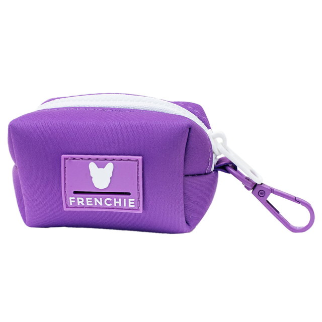 Frenchie Poo Bag Holder - Solid Purple