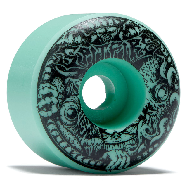 Spitfire F4 99d Radial Full Demon Gate Skateboard Wheels - Glow - 54mm
