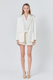 Satin Relaxed Blazer