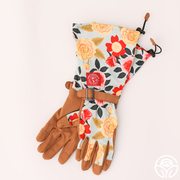 Floral Arm-Saver Garden Gloves
