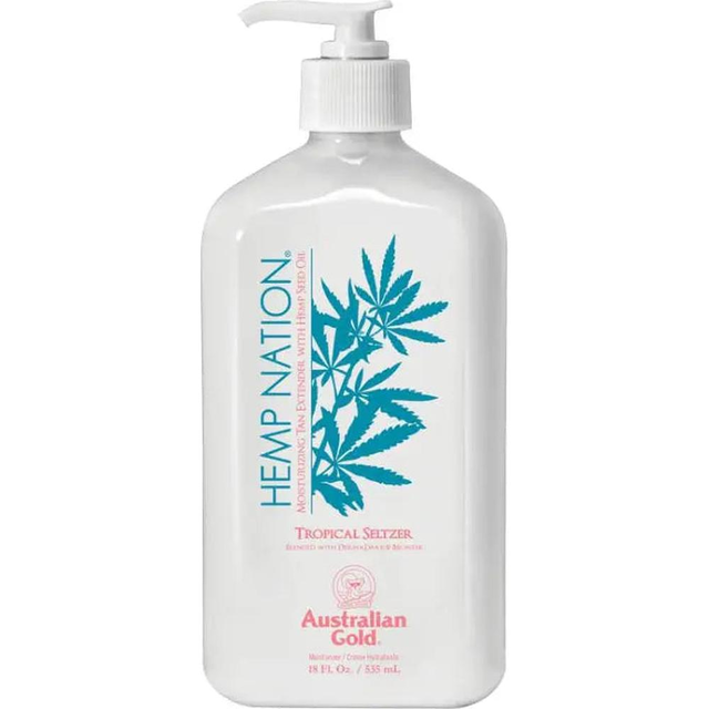 Hemp Nation Tropical Seltzer Moisturizing Tan Extender Lotion / 18 oz by Australia Gold
