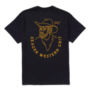 Calico Pocket Tee Black