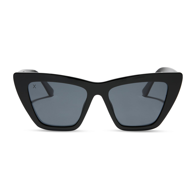 windsor - black + grey polarized sunglasses