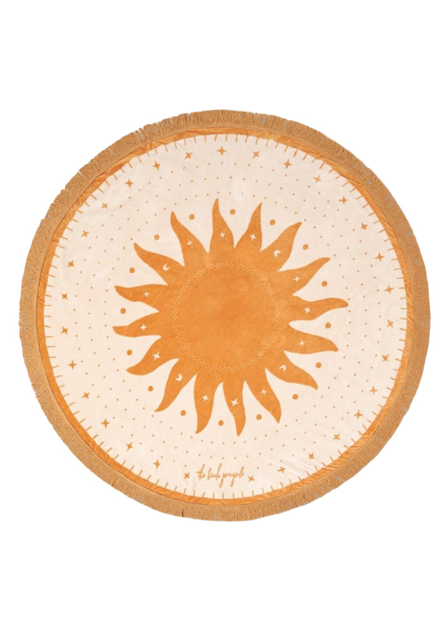 Lune Round Beach Towel