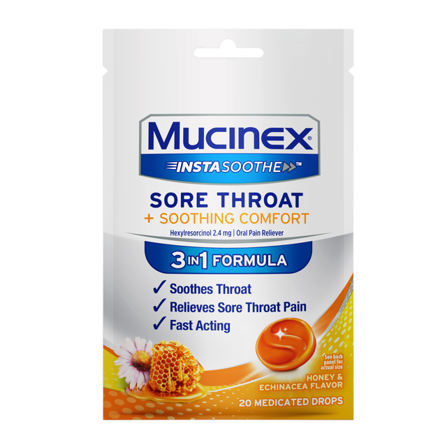 InstaSoothe™ Sore Throat + Soothing Comfort