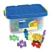 Excellerations® Translucent Waffle Blocks - 72 Pieces
