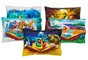 2-Pack Children’s Bible Story Pillowcase plus Go Anywhere MyPillow