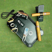 Golf Cigar Travel Case with Accessories