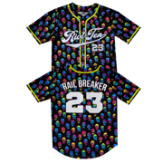 Riot Ten - Trippy Skull Baseball Jersey