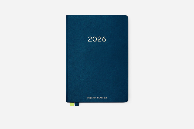 Weekly 2026 Planner - Navy Blue Hardcover