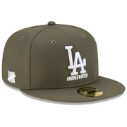 Men's Los Angeles Dodgers  New Era x Undefeated Olive 59FIFTY Fitted Hat