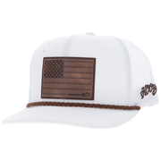 "Liberty Roper" White w/Leather Patch