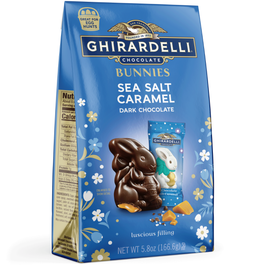 Dark Chocolate Sea Salt Caramel Bunnies Large Bag (Case of 12)