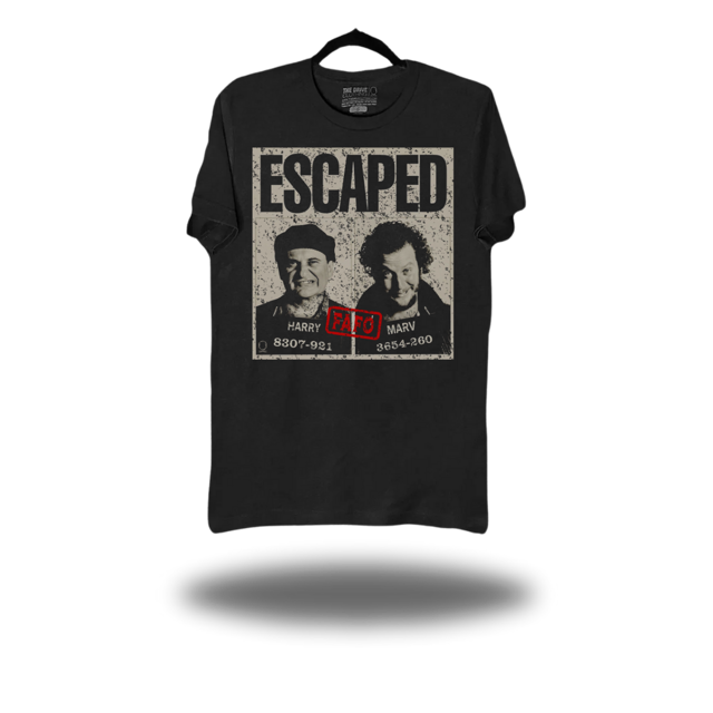 HARRY & MARV BLACK CLASSIC TEE