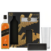 Johnnie Walker Black Label W/Highball Glass and Ice Cube 750ml