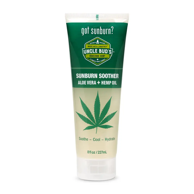 Uncle Bud’s Hemp Sunburn Soother Aloe Vera Gel