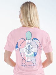 Simply Southern Turtle Tracker Quilted Patchwork T-Shirt