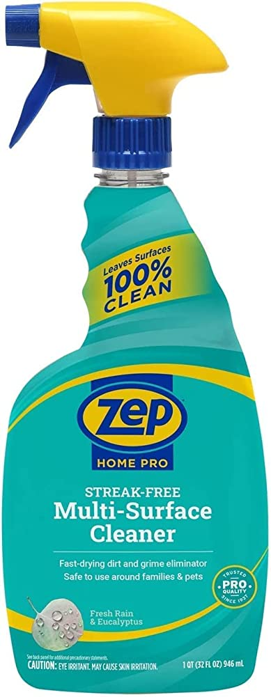 Zep Home Pro Streak-Free Multi-Surface Cleaner - Eliminates Dirt & Grime - 32 oz.