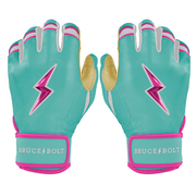 Fernando Tatis Jr. Signature Series Short Cuff Batting Gloves - Mint/Pink