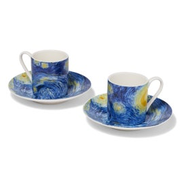 Van Gogh Starry Night Espresso Cup and Saucer Gift Set