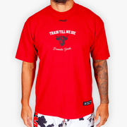 The Domestic Goods Tee - Crimson