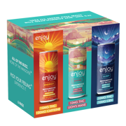 10mg THC Seltzer Functional Variety Pack | Medium Dose (Energy, Social, Sleep)