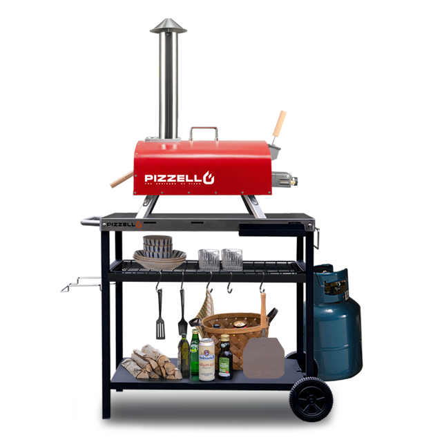 Pizzello Forte Outdoor Gas Pizza Oven - Propane & Wood