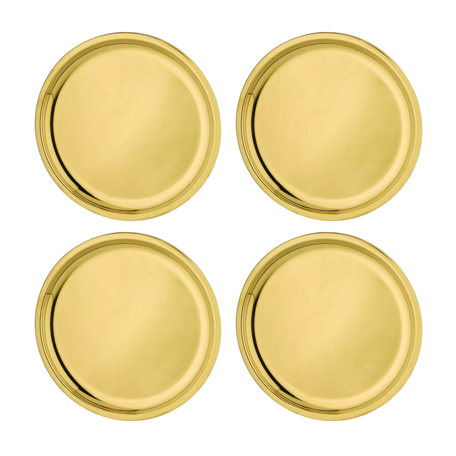 Gold Purposeful Plates (Pack of 4)