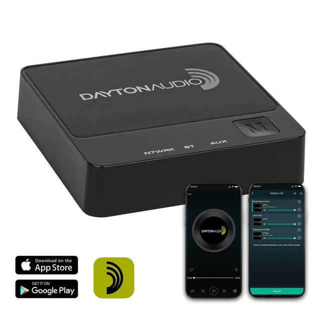 Dayton Audio WBA51 Multi-Room Wi-Fi Streamer with AirPlay and Spotify Connect