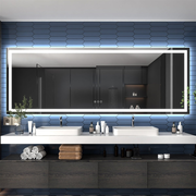 Apex LED Lighted Bathroom Mirror 110W x 40H Anti Fog Dimmable Dual Lighting