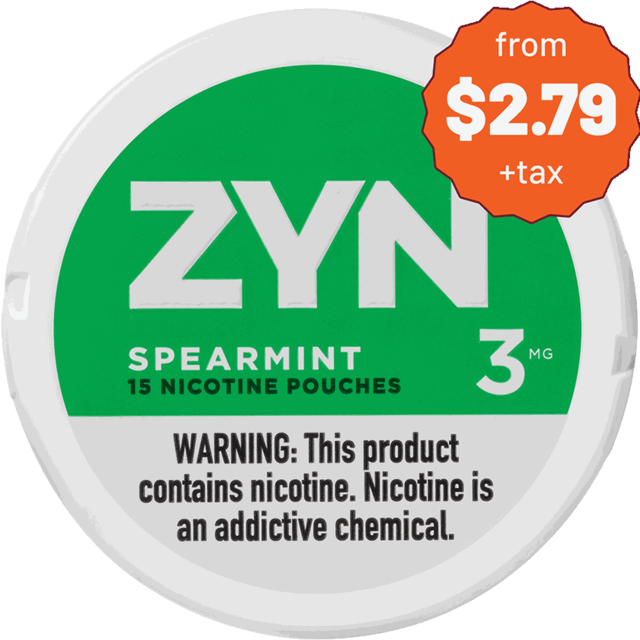 ZYN Spearmint 3MG Nicotine Pouches
