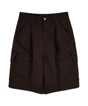 Utility Cargo Bermuda Shorts Brown