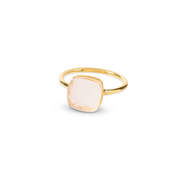 Sophia Rose Quartz Gold Ring
