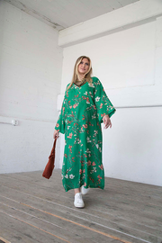 Cherry Blossom Jallaba Kaftan